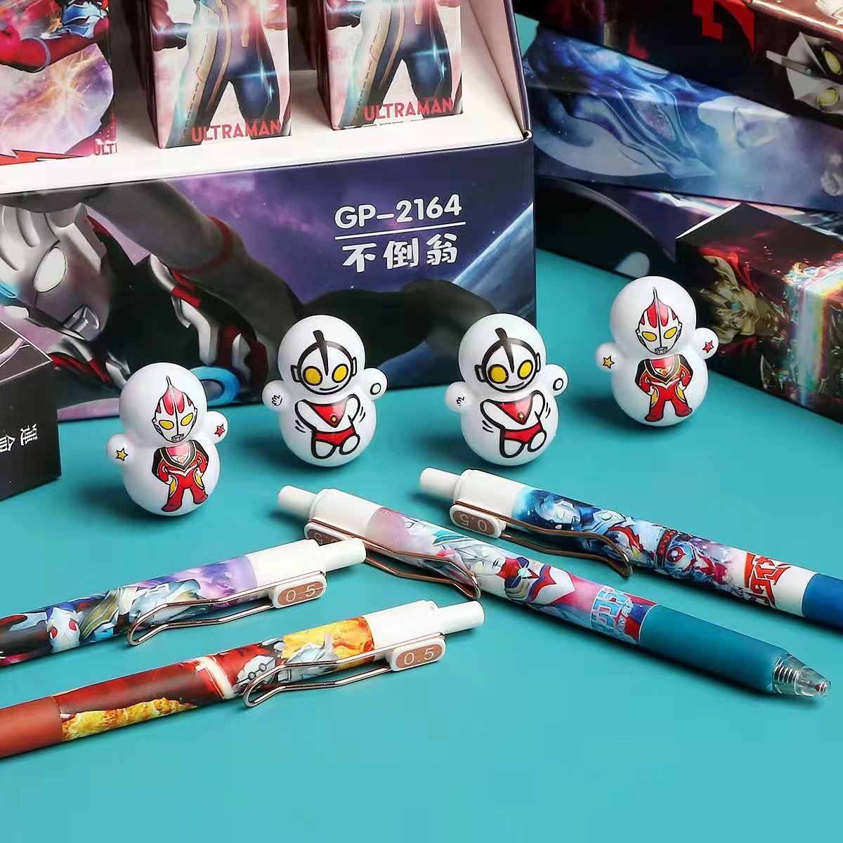 tnt时代少年团盲盒按动中性笔 明星卡通动漫学生书写黑色签字水笔