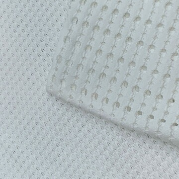 圆圈移圈罗纹布洞洞布泳衣提花面料圆型镂空网眼布针织衫罩提花布