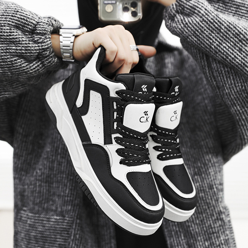 空军一号高帮小众原宿潮流男鞋韩版百搭时尚学生滑板鞋平底休闲鞋