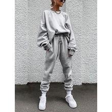 Long-sleeved trousers loose suit women's clothing女装