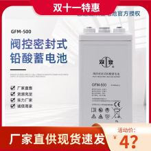 双登蓄电池GFM-500 2V500AH直流屏 UPS电源 阀控密封式免维护蓄电