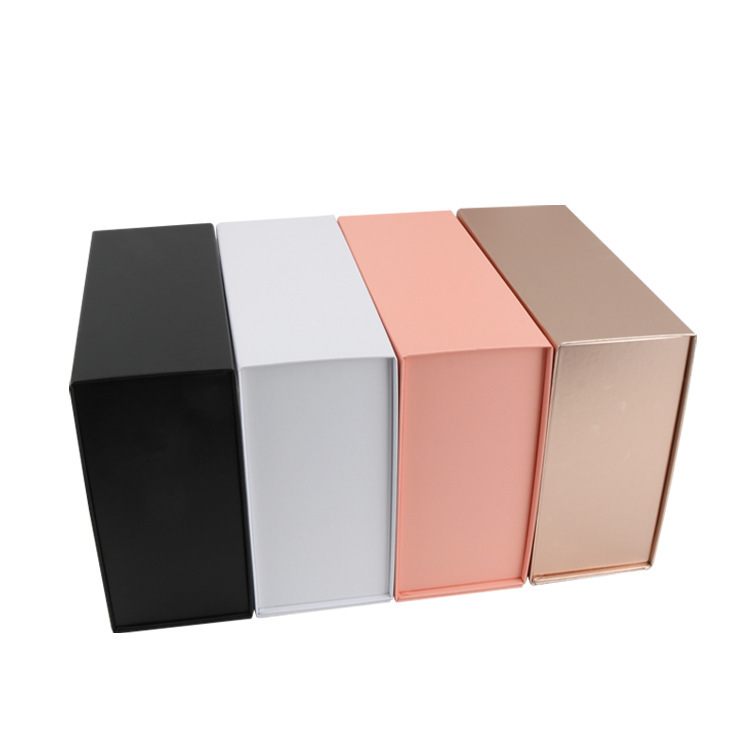 One-Piece Gift Box Paper Box Export Wholesale Magnetic Flip Box Universal Packing Box Folding Box Creative Shoe Box