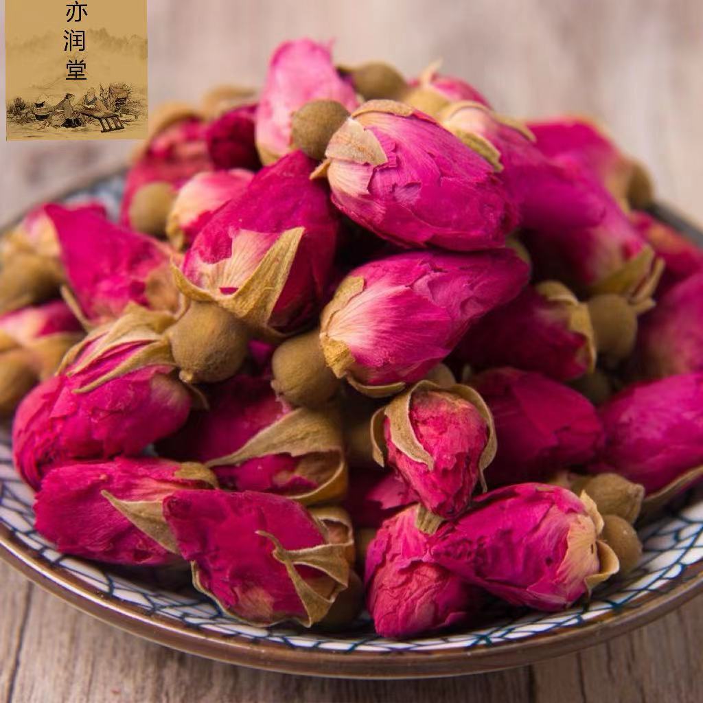 玫瑰花茶干250g克 玫瑰平阴花冠茶花茶食用干花泡茶煮水新鲜干货
