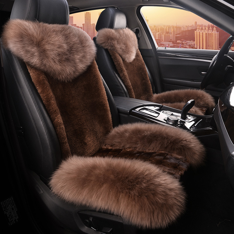 适用本田crv缤智冠道urv杰德雅阁汽车坐垫xrv奥德赛羊毛秋冬通用