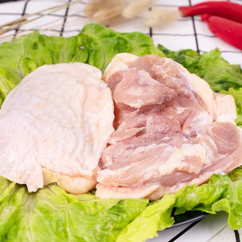 鸡腿肉 冷冻 去骨带皮鸡腿肉 毛毛肉 鸡腿肉 国产鸡腿24斤