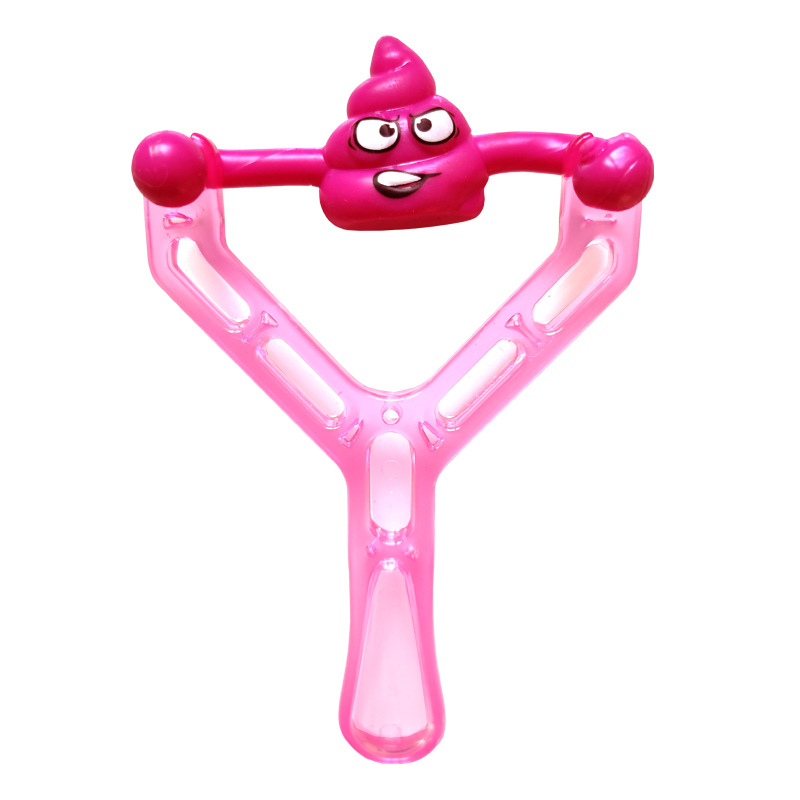 [Same Style as TikTok] Creative Catapult Poop Slingshot Stool Vent Trick Funny Novel Children Funny Toys