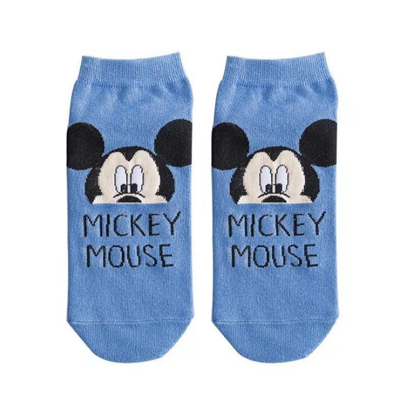 Cartoon Socks Women's Korean-Style Mickey Mouse Boat Socks Women's Summer Low Top Shallow Mouth Cotton Socks Cute Students' Socks Socks