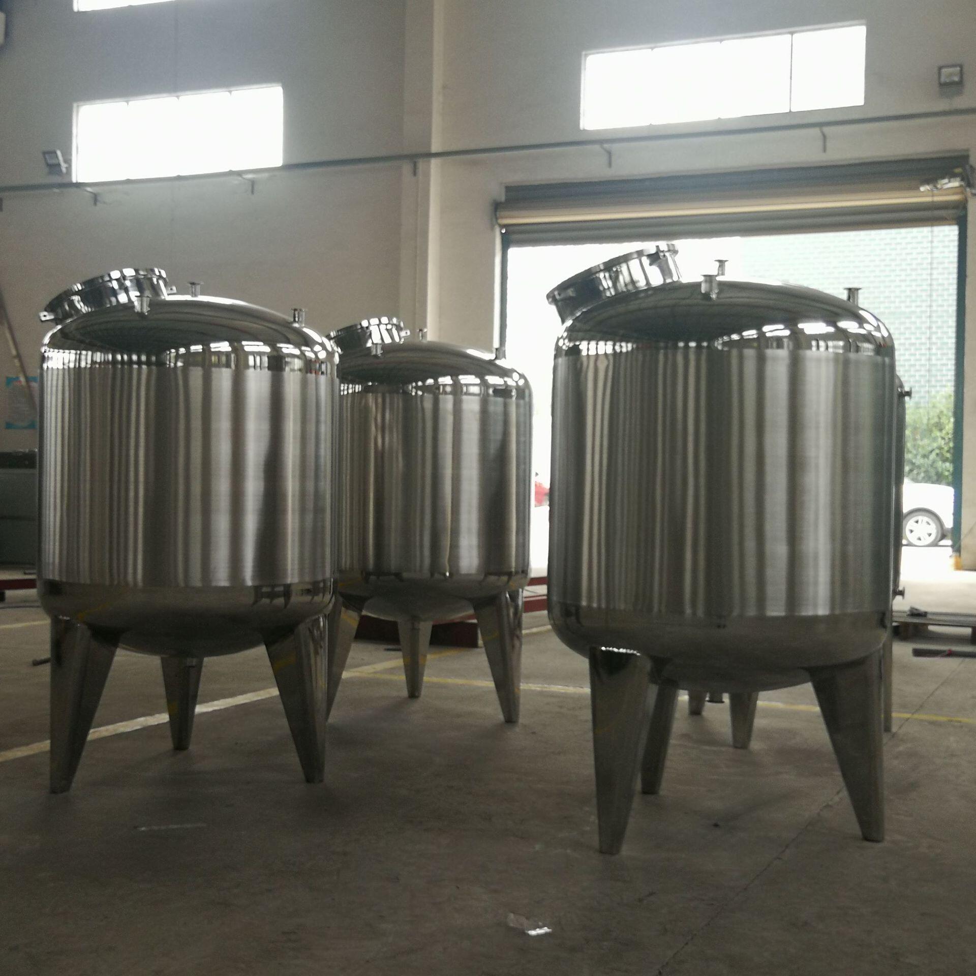 不锈钢304储水罐 大型液体储存罐 立式卧式不锈钢压力储罐