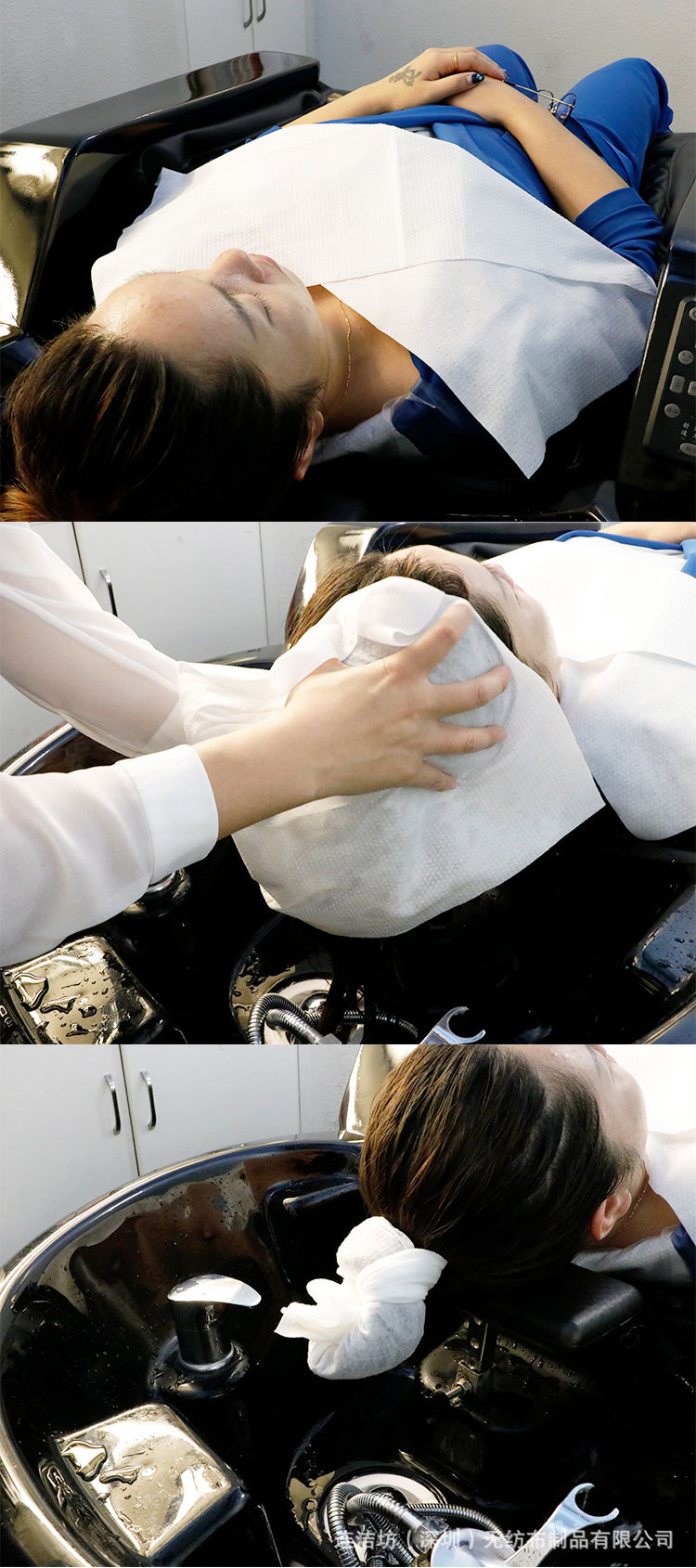 美容美发一次性毛巾 酒店宾馆按摩浴巾 发廊理发包头巾干发巾批发