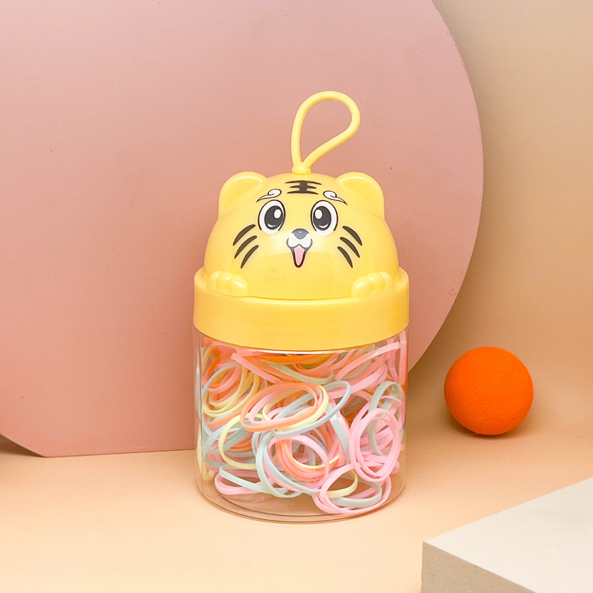 Children's High Elastic Disposable Rubber Band Cute Girl Hair Rope Korean Style Canned Strong Pull Constantly Does Not Hurt Hair