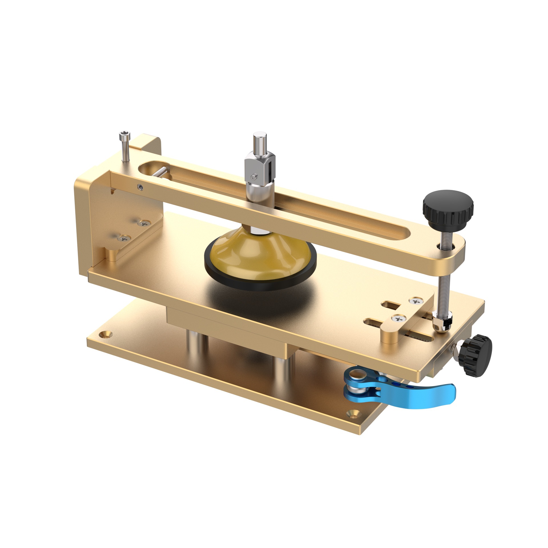 uyue601i旋转夹具玻璃后盖固定模具曲面拆框治具弧面拆屏工具