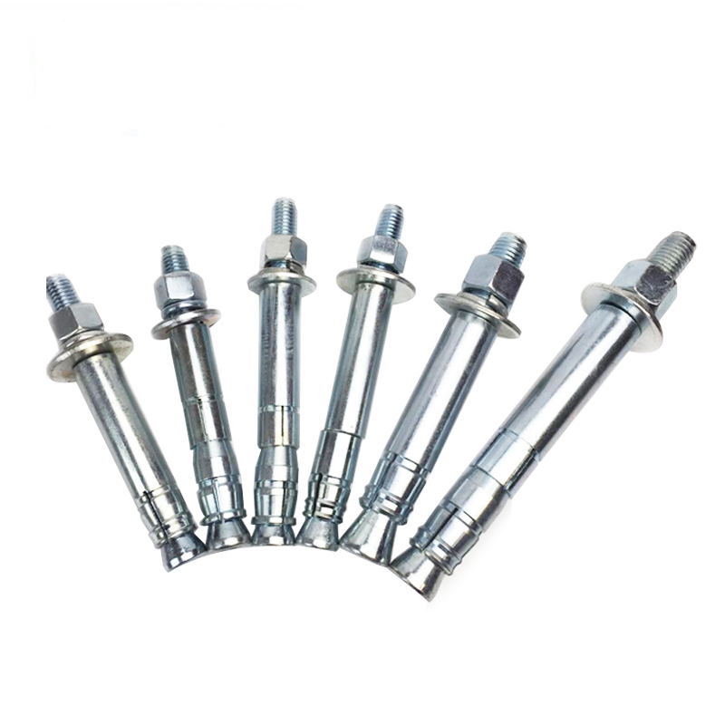 供应热镀锌后扩底机械锚栓镀锌机械膨胀螺丝单双管自切式机械锚栓