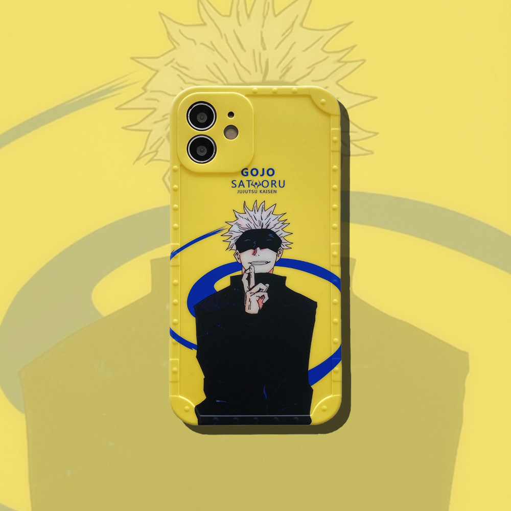 咒术回战适用iphone12pro max手机壳苹果11五条悟xs软xr卡通7/8p