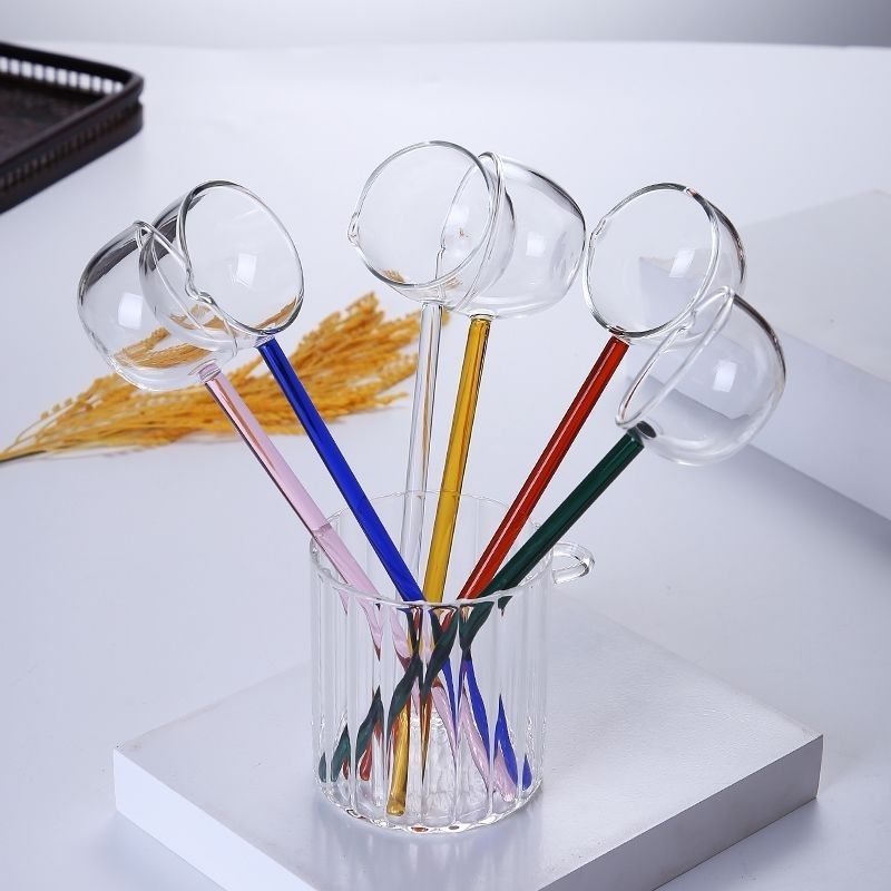 Borosilicate Heat-Resistant Glass Spoon