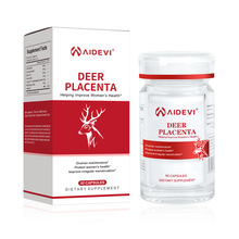 AIDEVI美国原装进口鹿胎素精华 活肤补充维生素保健胶囊现货招商
