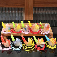 陶瓷海洋系列水鸟口哨子塑料嘴儿童玩具景区旅游音乐动物创意热卖