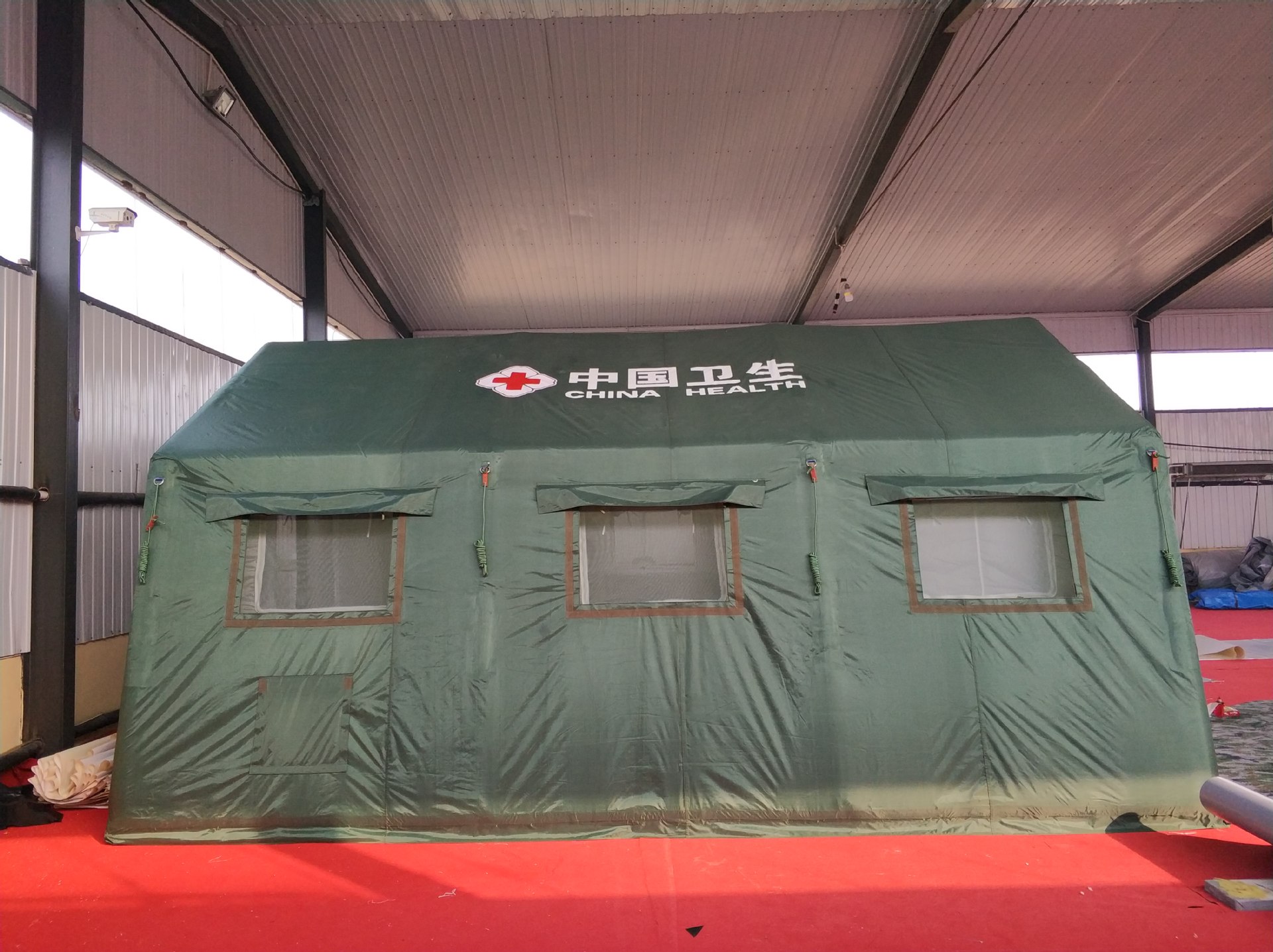 厂家直供医疗充气救援帐篷牛津布充气帐篷医用户外帐篷支持定制