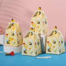 欧式新款小蜜蜂卡通儿童巧克力创意包装盒糖果袋喜糖盒小纸盒批发