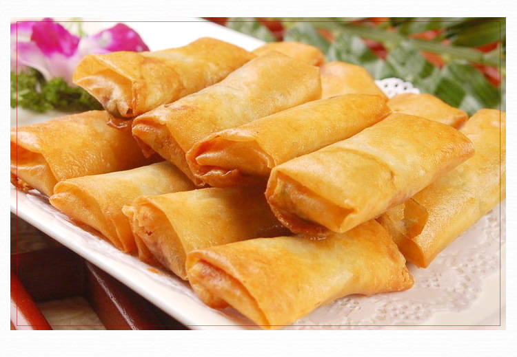 广州酒家利口福素菜春卷广东早茶港式点心广式速冻早餐半成品早点