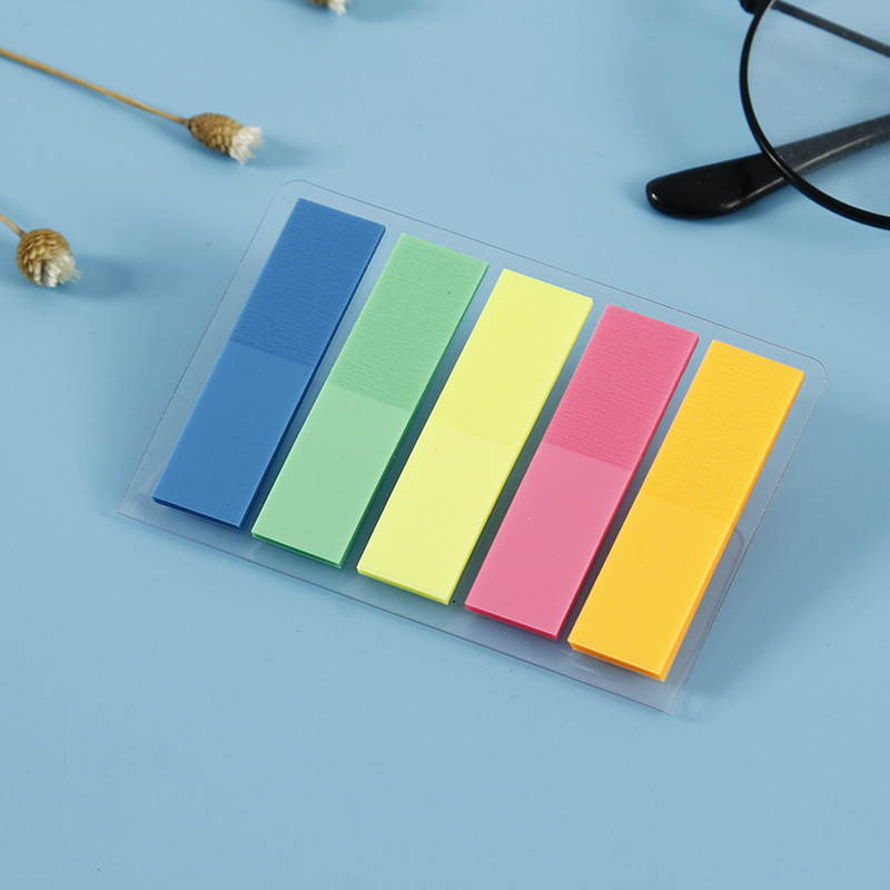 pet便利贴n次贴便签本创意彩色指示分类标签索引现货批发可印logo