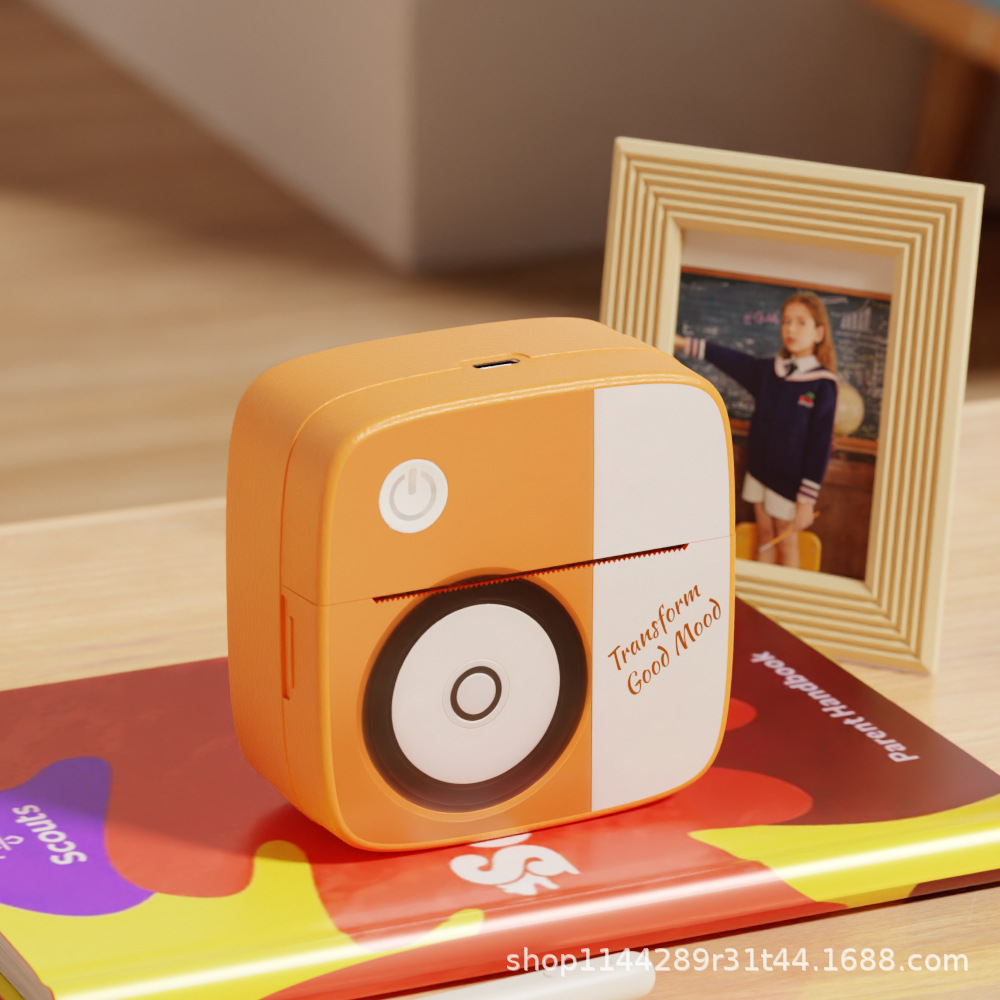 跨境d2迷你小型便携式打印机拍照搜题照片热敏打印学生错题工厂