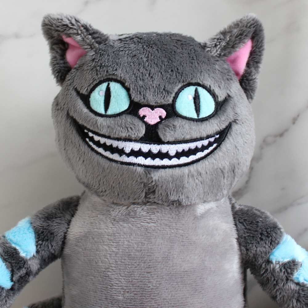 跨境新品现货cheshire cat爱丽丝梦游仙境记柴郡猫小公仔毛绒玩具采购
