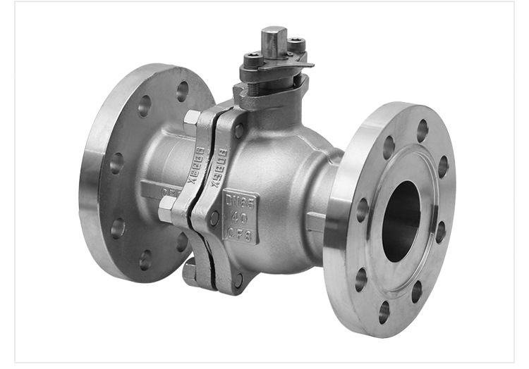 厂家供应q41f-40p dn65复合法兰球阀 304不锈钢硬度高球阀