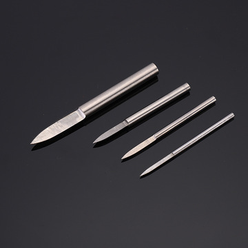 电动木工雕刻刀划线刀宝剑刀木雕根雕刻字剑型刀一面尖刀白钢刻刀