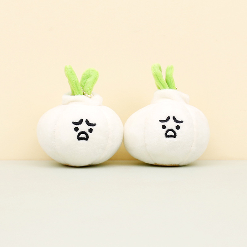 蒜你狠搞怪蒜头毛绒挂件可爱大蒜钥匙扣公仔娃娃批发背包挂饰玩偶