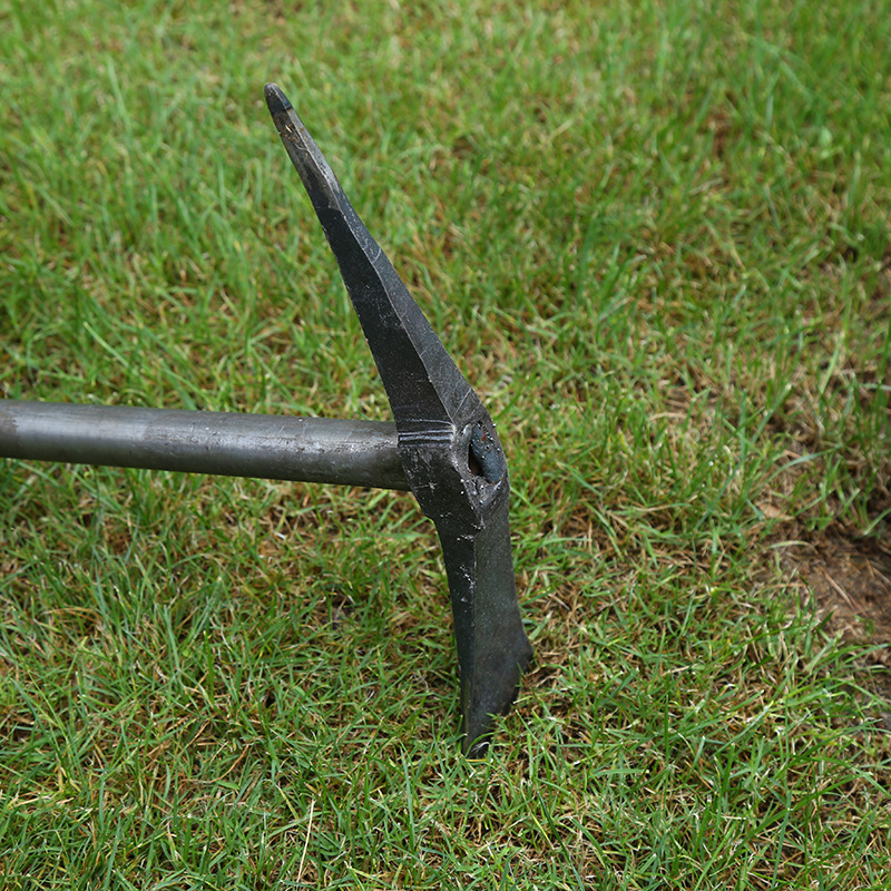 十字镐小洋镐斧锛镐子户外纯钢小号军工铁镐锰钢农用开垦登山镐头