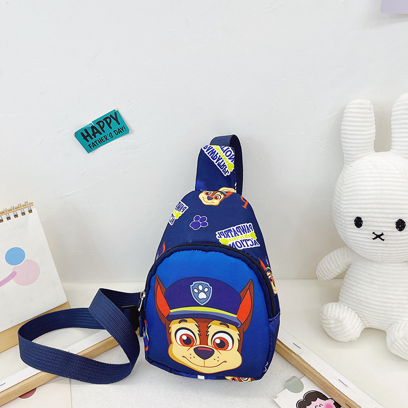 Kid's Messenger Bag Boy Chest Bag Fashion Canvas Mini Waist Bag Korean Cute Baby Going out Small Bag Backpack