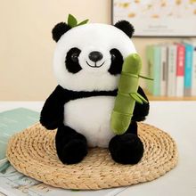 Cute Panda Plush Toys元素竹筒熊猫Panda公仔玩偶花花毛绒玩具