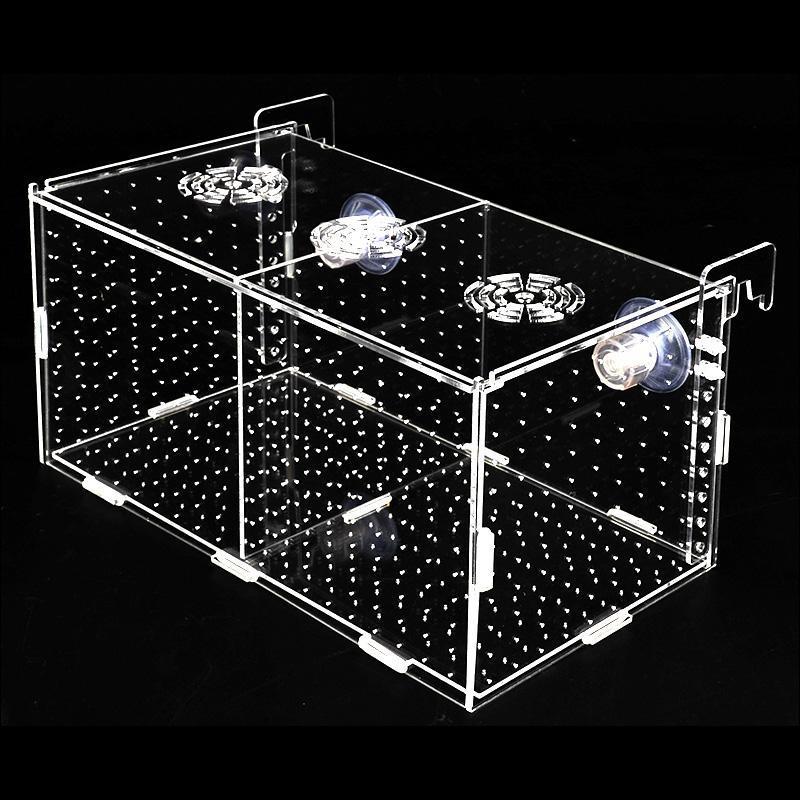 鱼缸孵化盒隔离盒斗鱼孔雀鱼隔离板亚克力繁殖箱孵化器产卵鱼产房