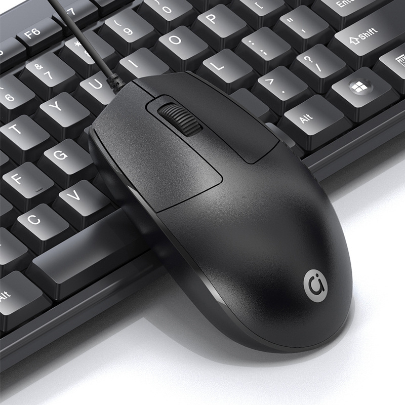 华硕a豆ms008有线鼠标笔记本台式游戏适用办公家用usb鼠标