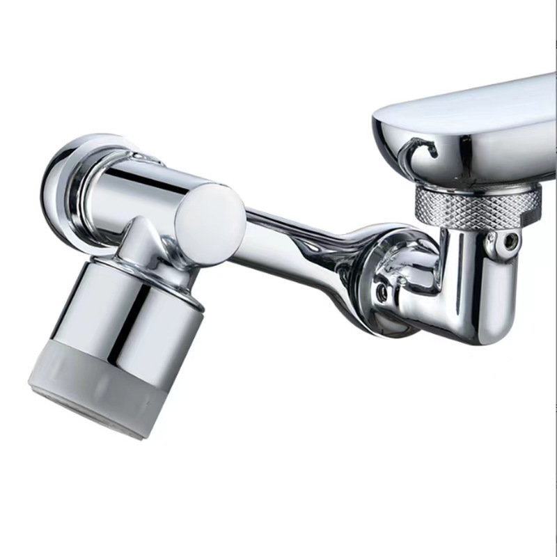 1080 Degree Mechanical Arm Bubbler Universal Extension Splash-Proof Water Washing Artifact Bathroom Washbasin Faucet Water Tap