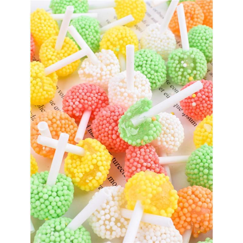 5斤散装七彩色果汁夹心大个珍珠软糖麻仔卡拉胶糖果喜糖龙珠棒糖
