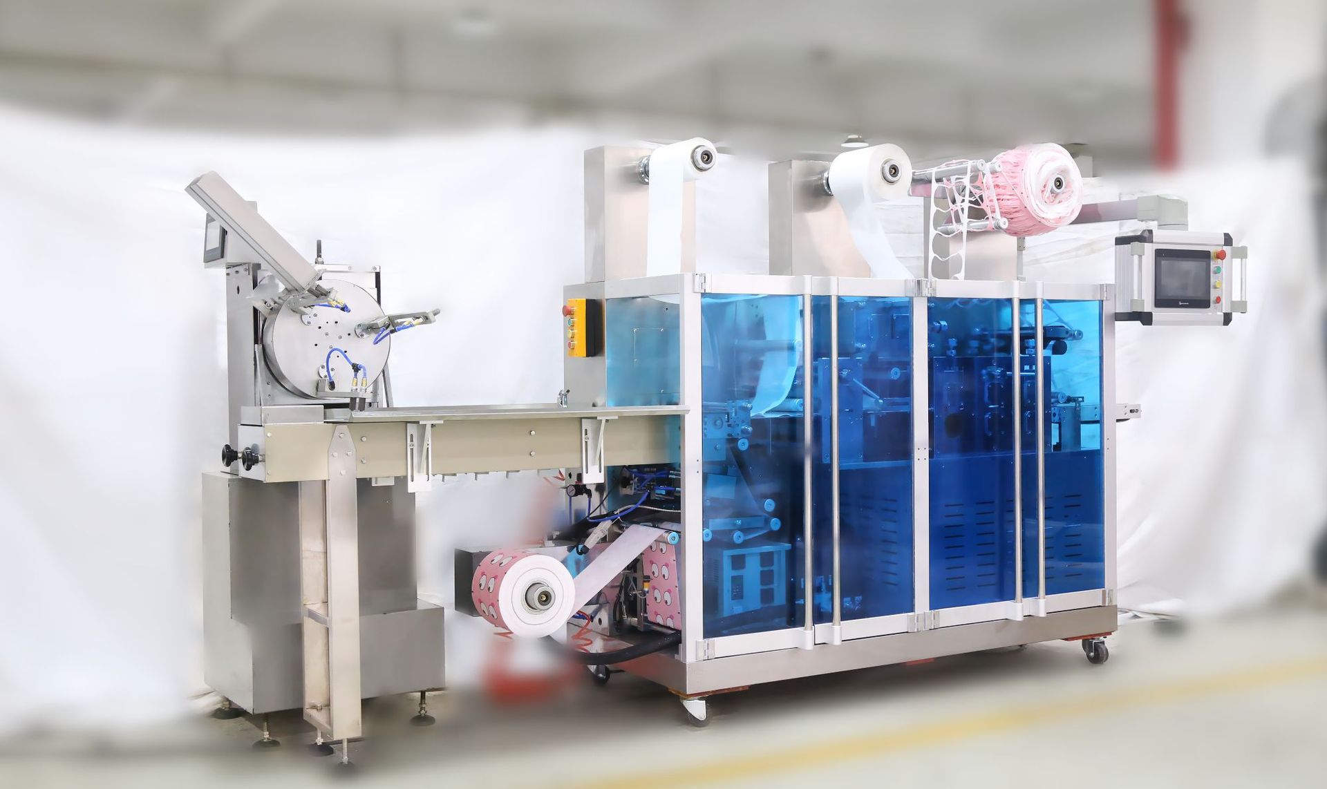 hy220新型蒸汽发热睡眠 眼罩包装机 眼罩独立生产包装机加工机械