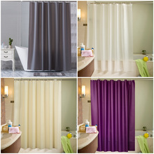 Bathroom Partition Transparent Curtain Hanging浴室隔断1