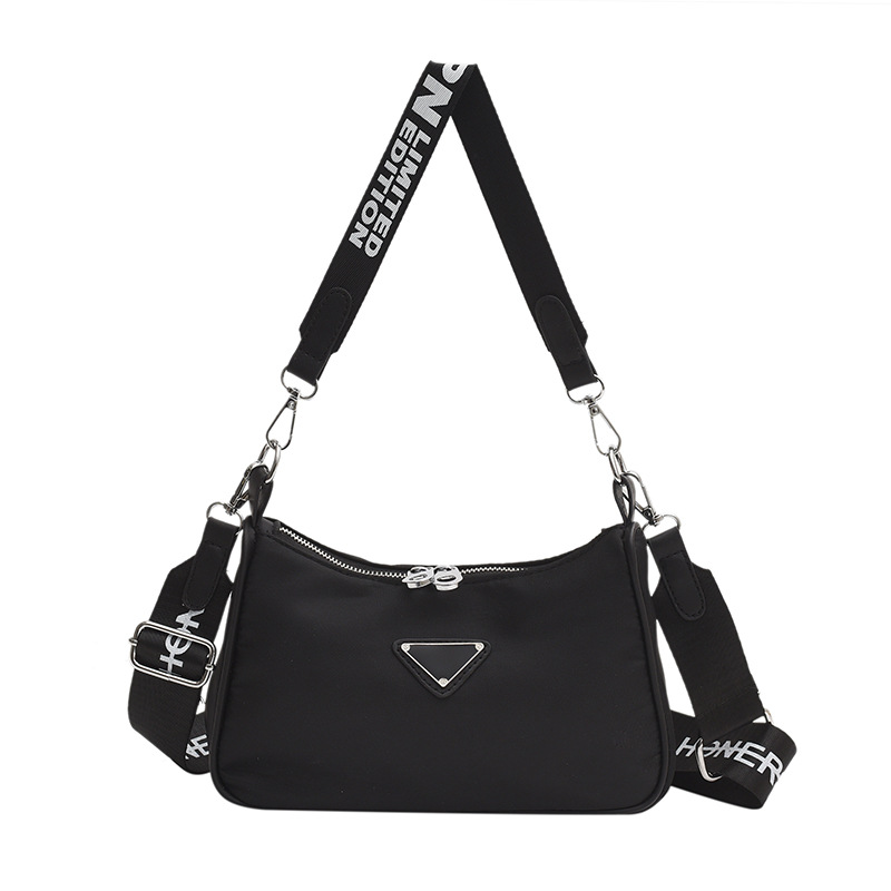 Casual Women's Bag 2023 New Special-Interest Design Shoulder Bag All-Match Messenger Bag Nylon Simple Trendy Underarm Bag