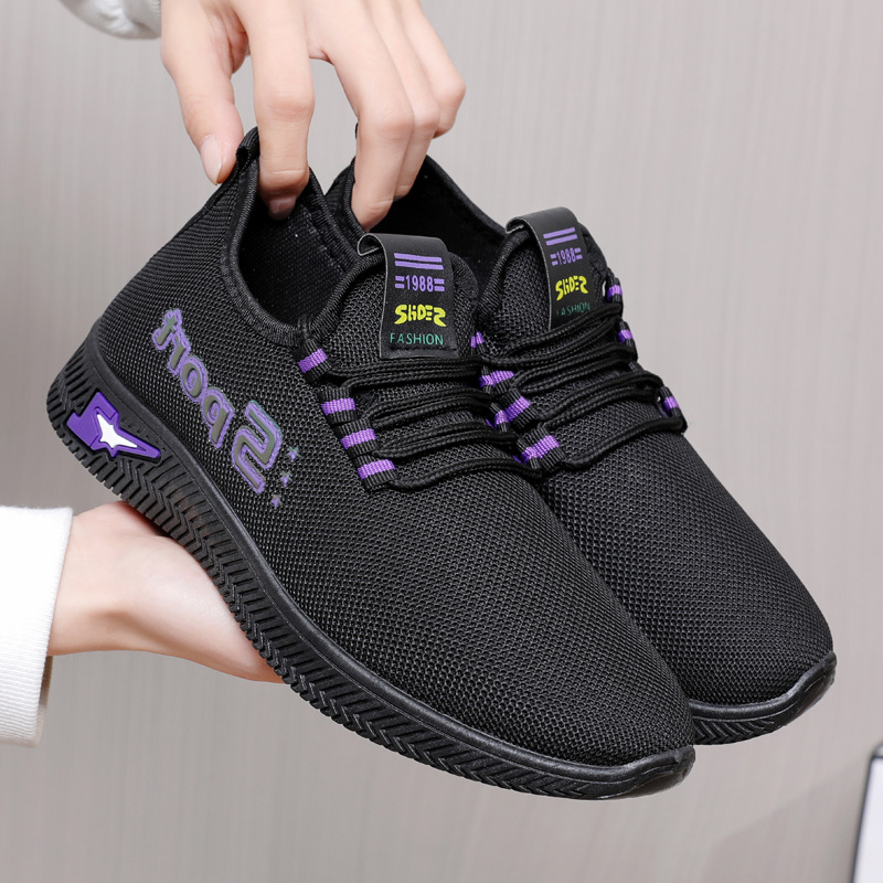 Women's Shoes 2023 Autumn New Casual Sneaker Women's Trendy All-Matching Student Running Shoes Factory Wholesale