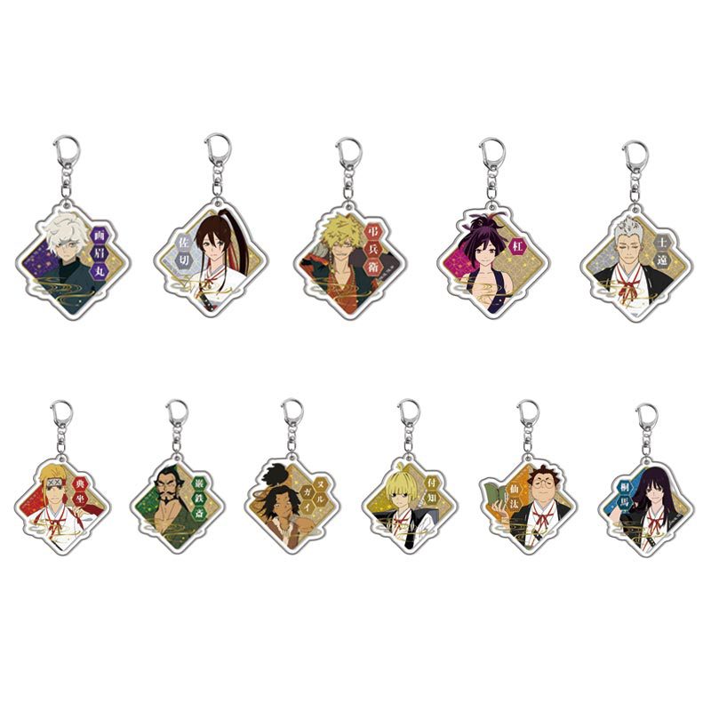 地狱乐亚克力钥匙扣.画眉丸 山田浅卫门.佐切 民谷严铁斋透明挂件