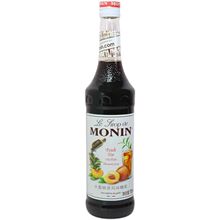 莫林MONIN 水蜜桃茶风味糖浆果汁饮料调咖啡鸡尾酒调酒基酒700ml