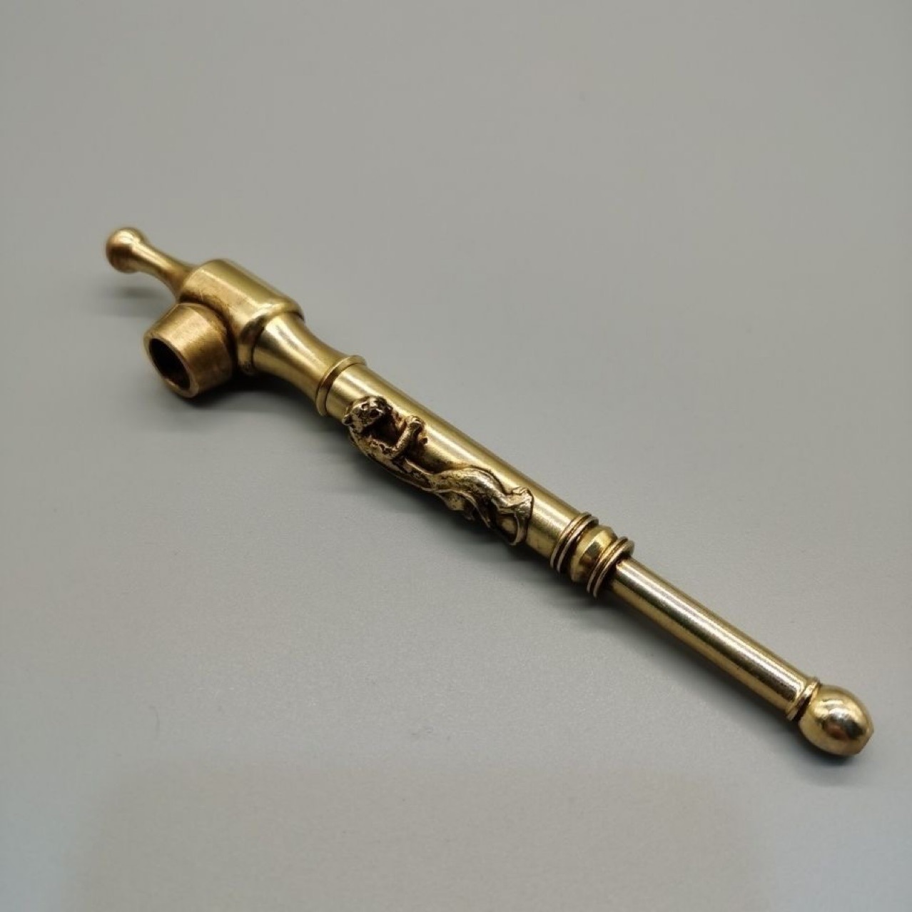 黄铜旱烟袋老式烟袋传统烟斗烟杆 复古旱烟袋 烟斗批发仿古工艺品