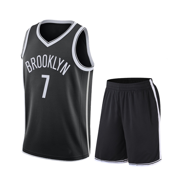 哈登13号篮网队城市版球衣杜兰特欧文11篮球服定制套装训练男背心