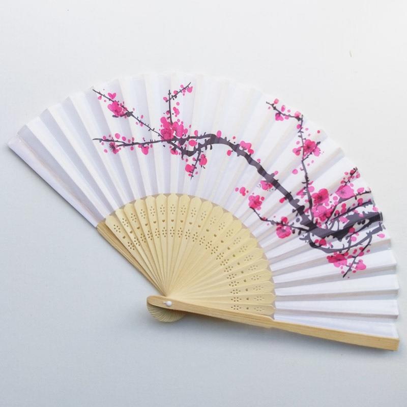 现货混批扇子日式绸布扇粉色风扇丝扇工艺品摆件广告扇-阿里巴巴