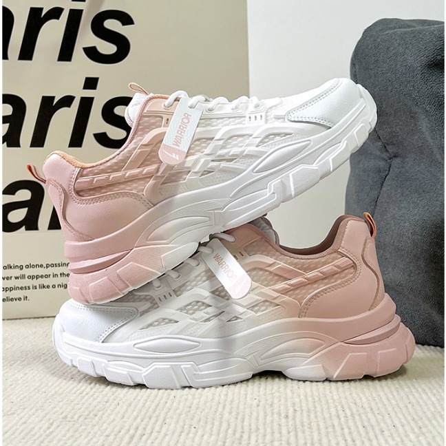 回力女鞋运动鞋2024春季新款休闲学生潮轻便女生跑步鞋女款老爹鞋