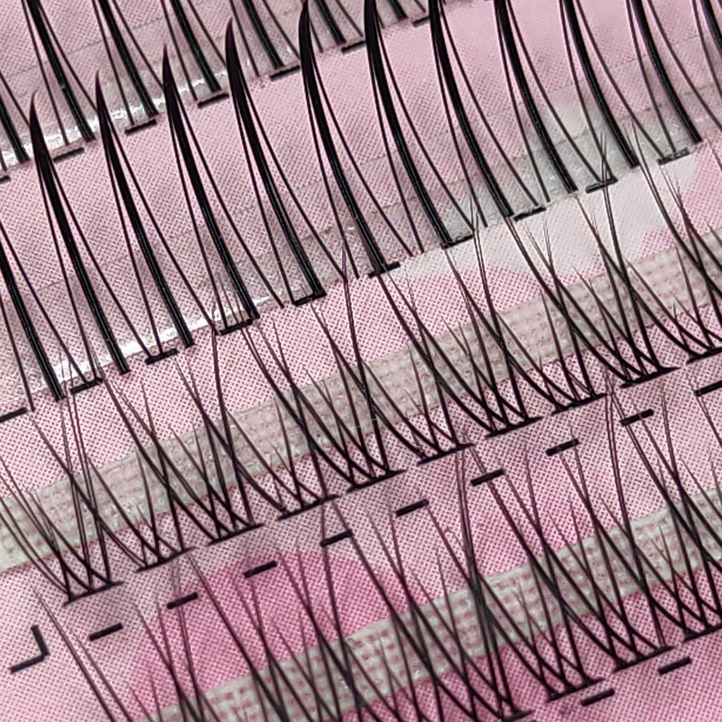 Internet Celebrity Grafting Eyelashes Single Cluster Wholesale Women's Team Stage Eyelashes Cat Ears Hair Fishtail Segment False Eyelashes