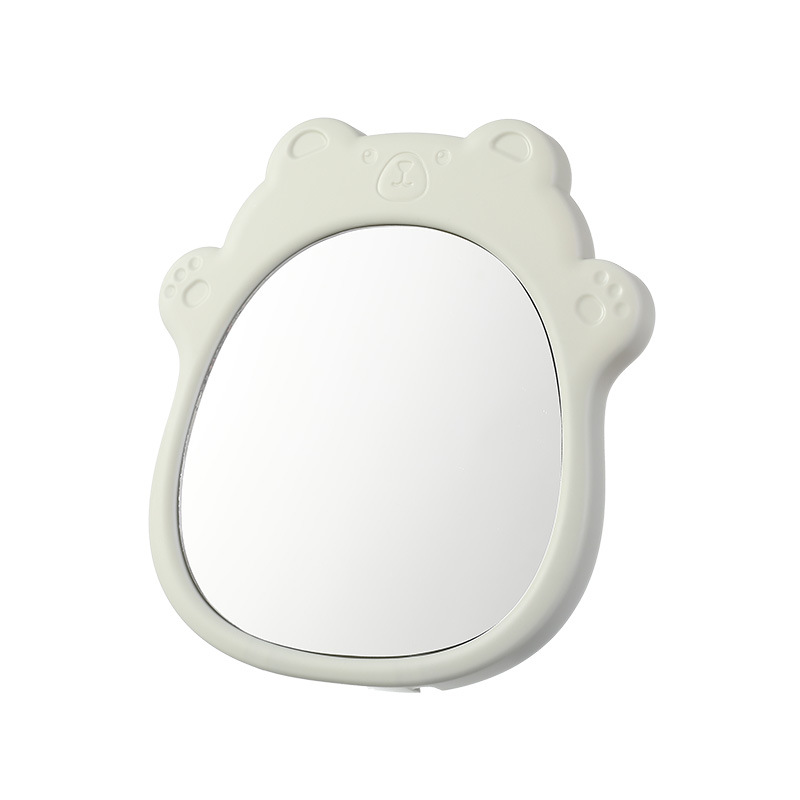 Bear Claw Desktop Single-Sided Vertical Makeup Mirror Cream Style Office Dressing Table Mirror Cute Irregular Dressing Mirror