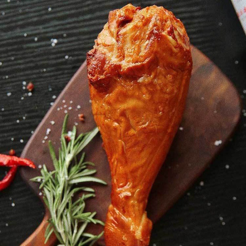 意来祥烤火鸡腿熟食超大巨型整只即食鸡腿西餐商用批发熏烤巨无霸