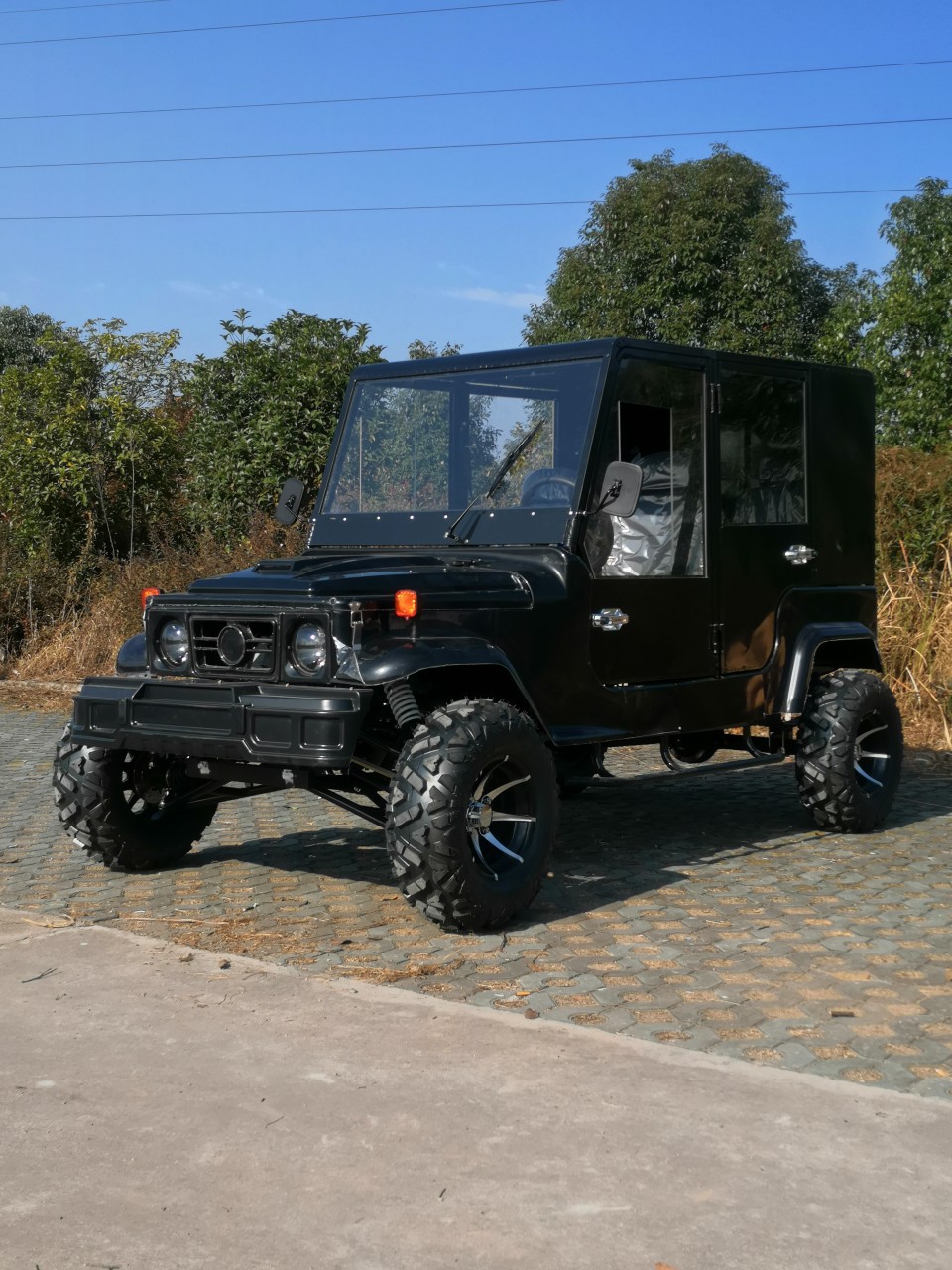 北极天出口ce认证四驱全封闭成人四座电动沙滩 摩托utv越野卡丁车